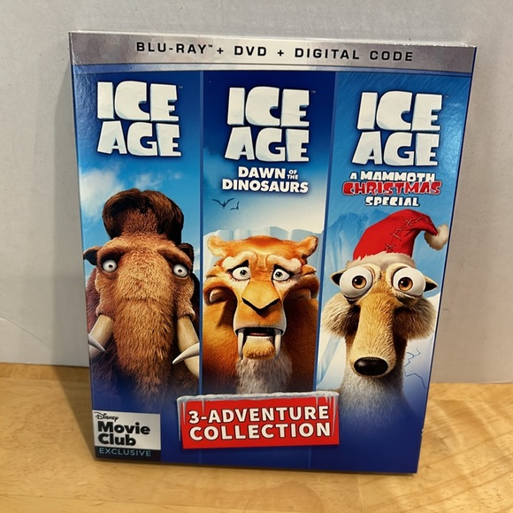 NEW Ice Age 3-Adventure Collection: Blu-ray DVD Digital Code  Disney Movie Club - Picture 9 of 12
